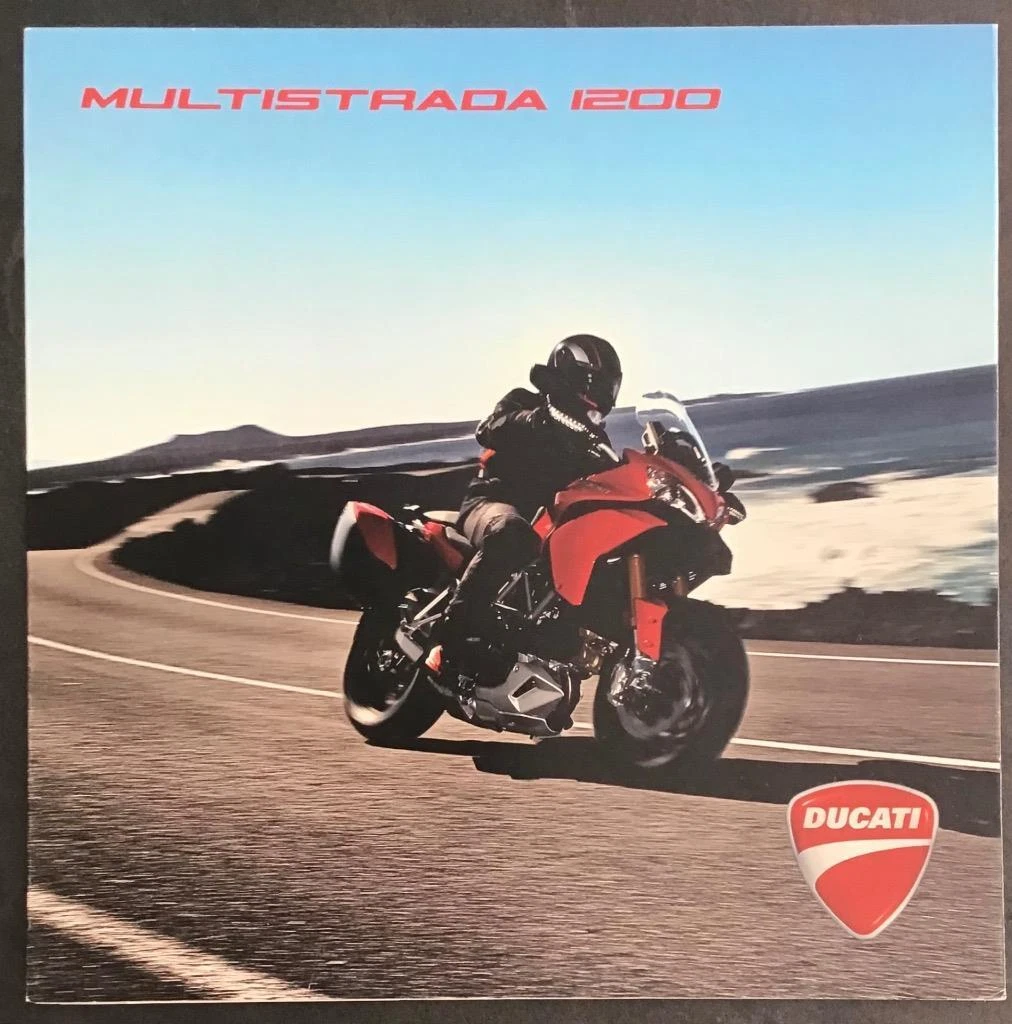 DUCATI MULTISTRADA 1200 Motorcycle Sales Brochure 2011 91740551A Multi Lingual