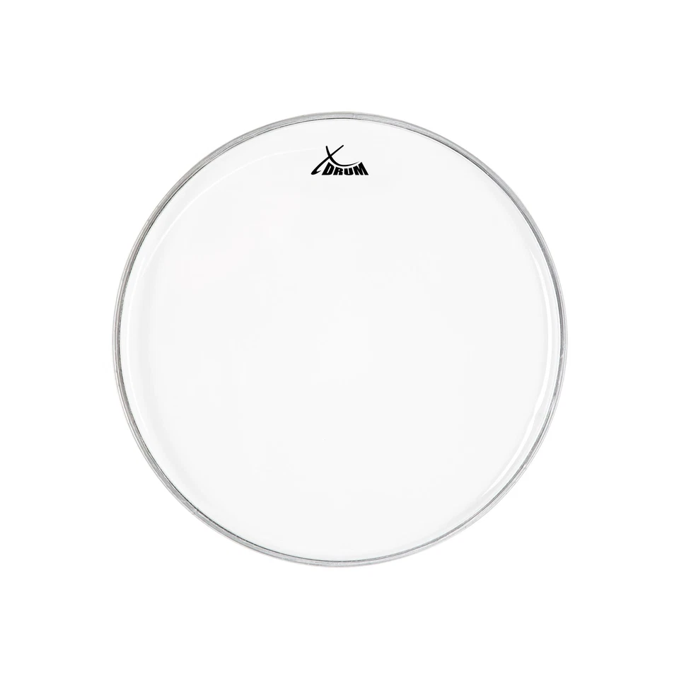 XDRUM Pelliccia per batteria Drumhead timpano supporto Tom trasparente monostrato pelliccia