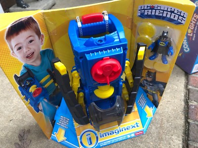Fisher Price DC Super Friends Imaginext 2-in-1 Batwing 3Inch Figure New Wear Box