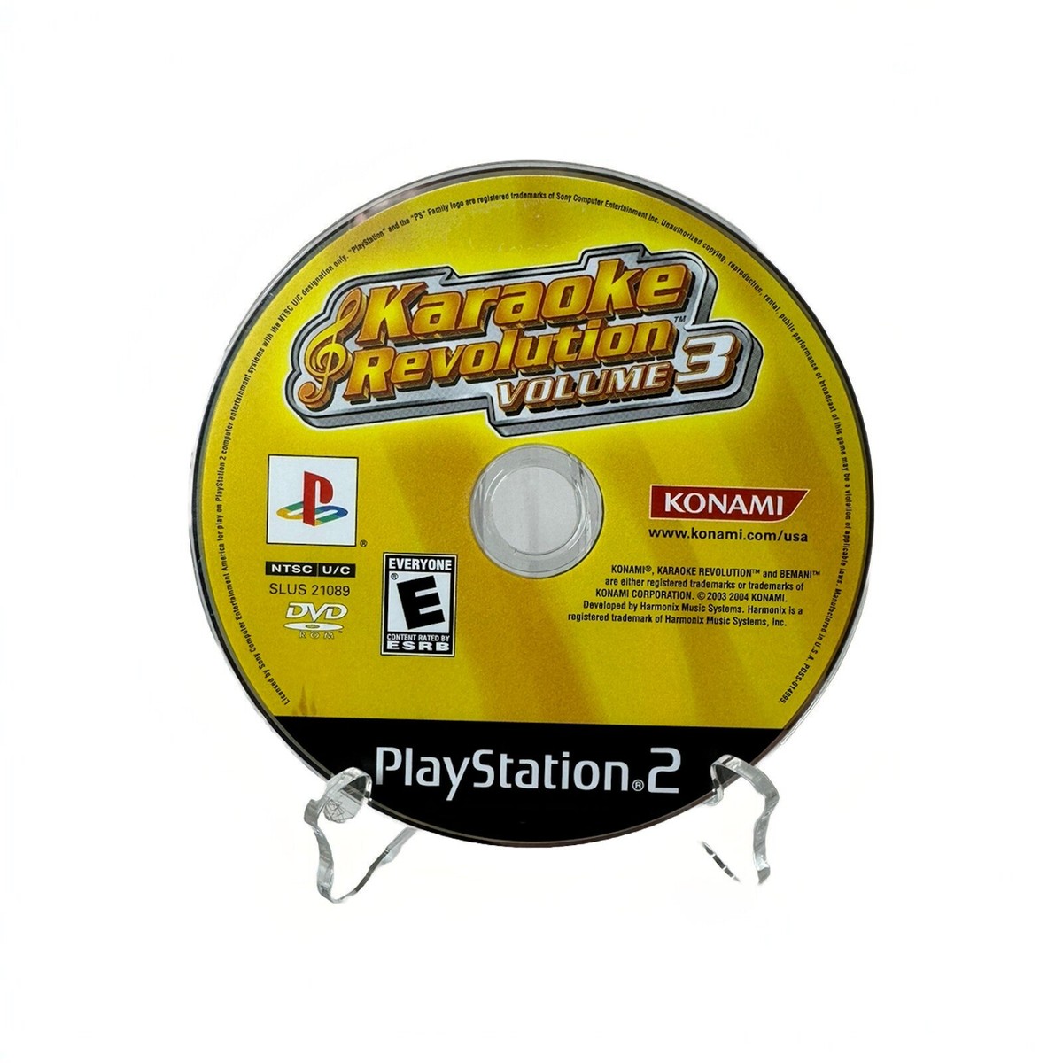 Karaoke Revolution Volume Playstation (PS2) Video Game Disc Only -SHIPS  FAST