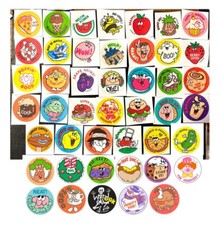 45 pegatinas retro Trend Scratch & Sniff. Uno de cada uno, sin duplicados