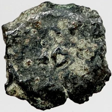 80BC Biblical Jerusalem Widow's Mite ALEXANDER JANNAEUS Coin HENDIN 1153 i120982