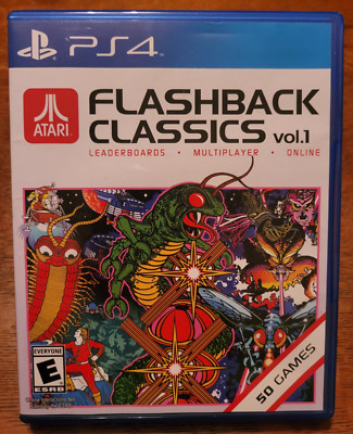 ATARI FLASHBACK CLASSICS VOL 1 Sony PlayStation 4 COMPLETE Arcade Volume PS4 CIB