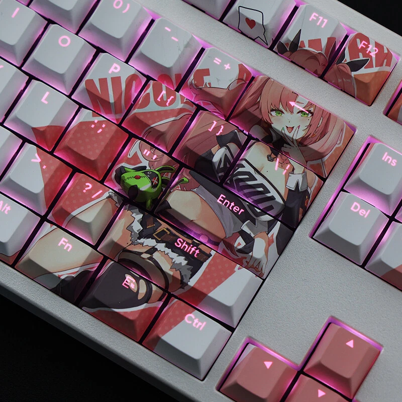 Zenless Zone Zero Nicole Demara PBT Transparent Keycap for Cherry MX Keyboard - Image 4 of 4