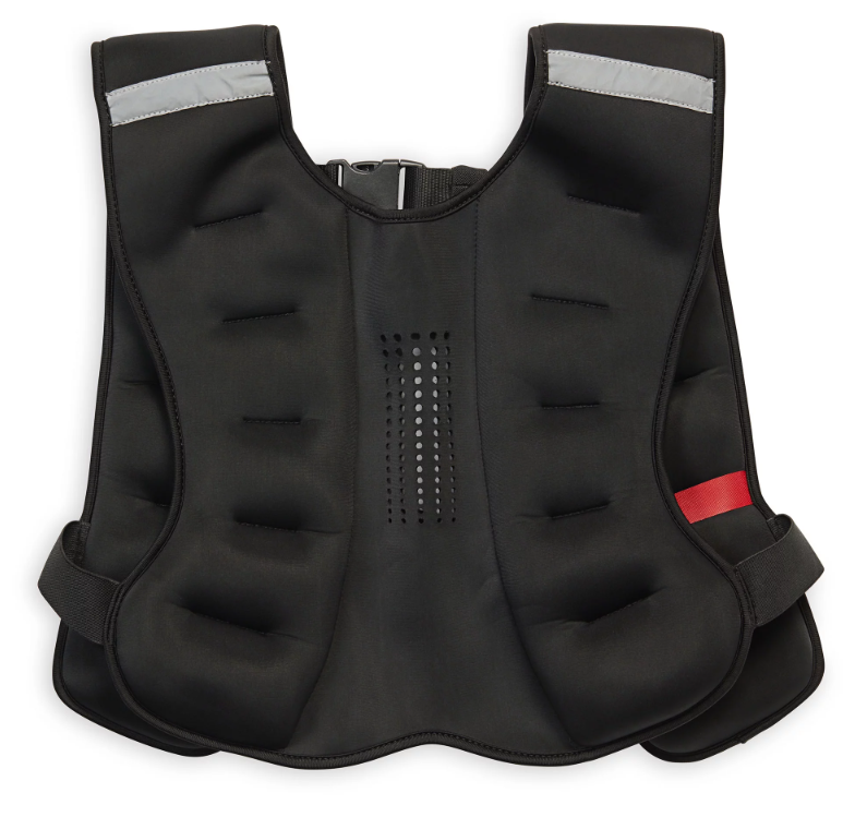 Workout Weighted Vest Exercise Training Adjustable Strap Reflective