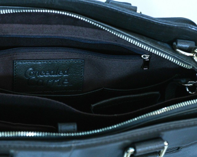 concealed carry leather briefcase