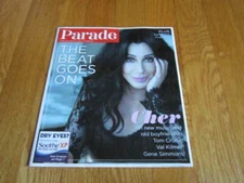 Cher Collectible Newspaper Article Parade Magazine Insert 2018 Hard to Find