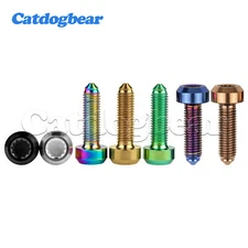 M7x24.5mm Titanium Bolt 12-Point Spline Socket Forged Head BBS Split Rim Screw