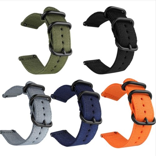 Sport Watch Band Woven Nylon Quick Release Wrist Watch Strap Bracelet Men Women - Picture 3 of 38