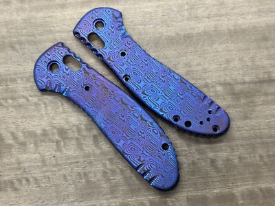 Dama AEGR Flamed Titanium Scales for Benchmade GRIPTILIAN 551 & 550