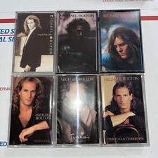 Michael Bolton 4 Cassette Tape Bundle. Soul Provider, 80's Hits Free Shipping