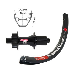 Rear Wheel 27,5 Dt-Swiss 466d Disc pp12 32h Black 2146831800 RIDEWILL BIKE  4055149016883 | eBay