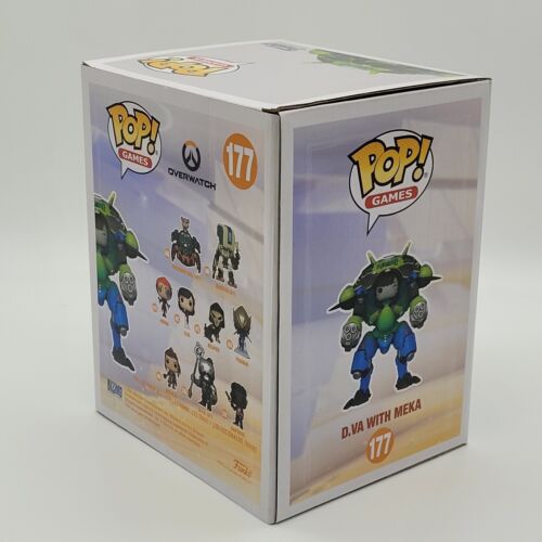 Funko POP! Vinyl: Games Overwatch - 6" D.VA with MEKA #177 Dva 30 Anniversary - Picture 8 of 14