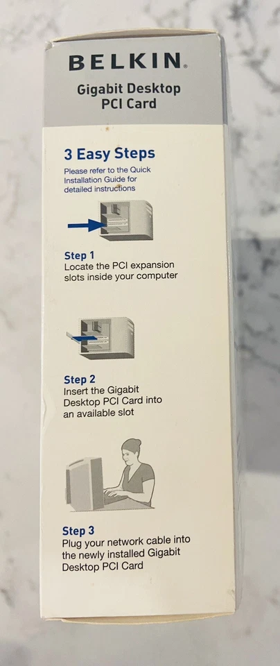 3 - BELKIN Gigabit Desktop PCI Card New In Box 10/100/1000 - Image 3 of 4