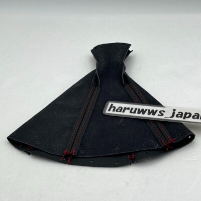 Honda S2000 Ultimate Edition Shift Boots Leather Red Stitch