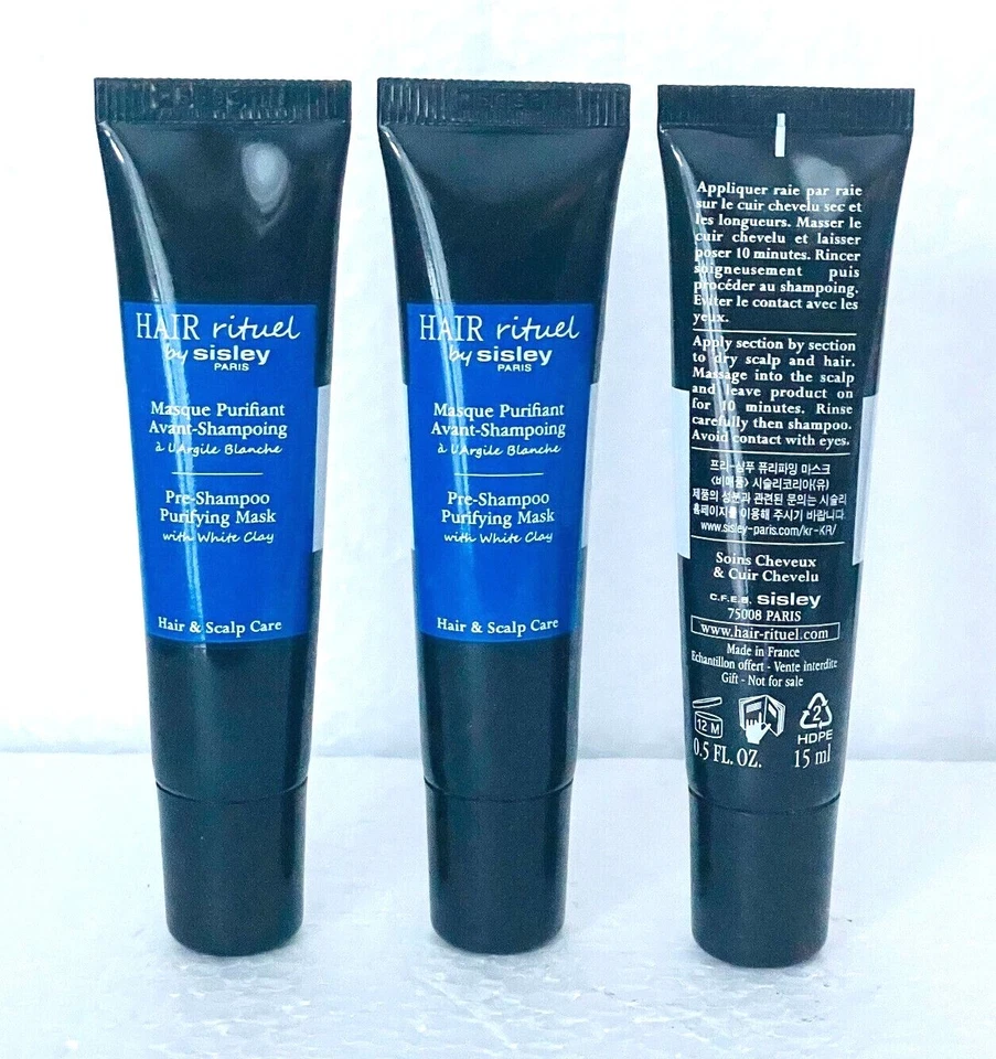 Máscara purificadora Hair Rituel Per-Shampoo cada tubo 15 ml x3 tubos = 45 ml - Imagem 2 de 2
