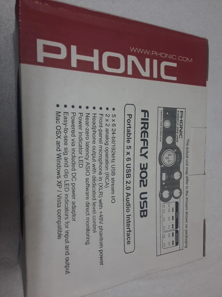 Phonic Firefly 302 192KHz USB interface w/MIDI and S/PDIF-- NICE!!!  - Image 2 of 4