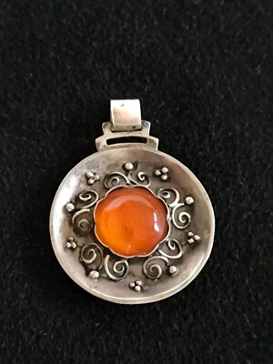 Sehr schöner Designer Anhänger 800 Silber Kettenanhänger Vintage