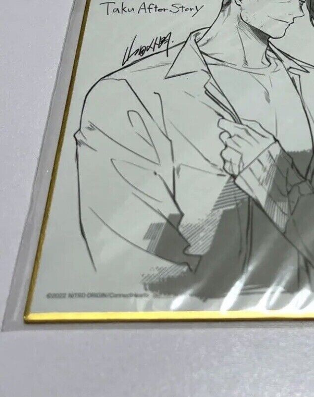 Slow Damage Taku Towa Drama CD Vol.1 Bonus Shikishi Japan Slow Damage Taku Towa Drama CD Vol.1 Bonus Shikishi Japan