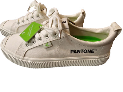Cariuma OCA PANTONE Snow White Canvas Contrast Sneaker Size W 11.5 / M 10 Unisex