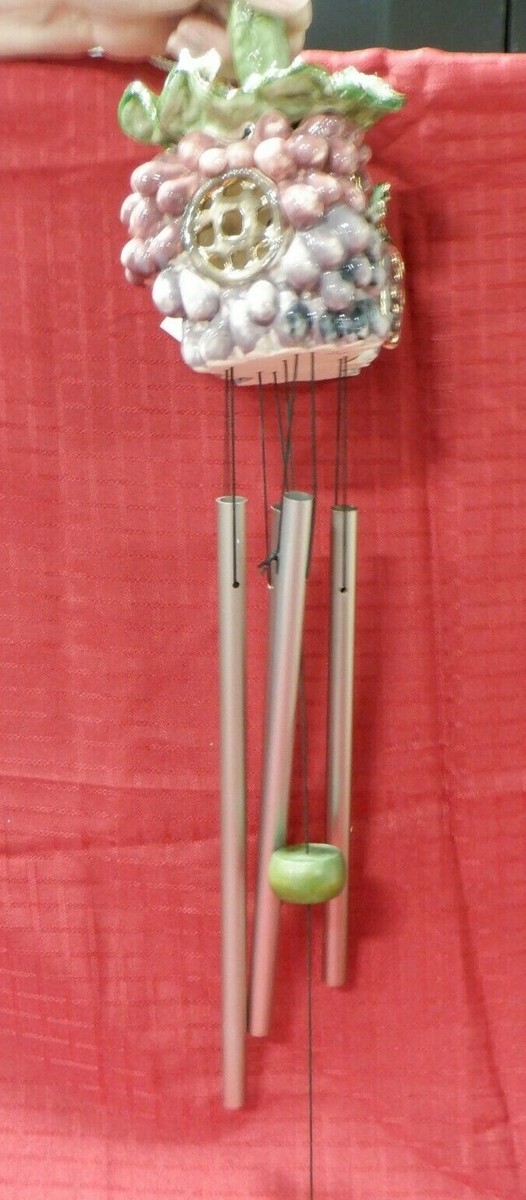 Heather Goldminc Blue Sky Clayworks Grape Grotto Wind Chime