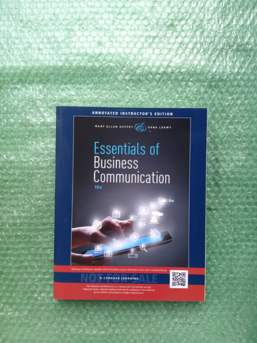 Essentials of Business Communication by Mary Ellen Guffey and Dana ...