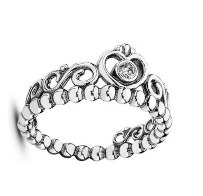 Pandora ring cz my on sale princess sterling silver