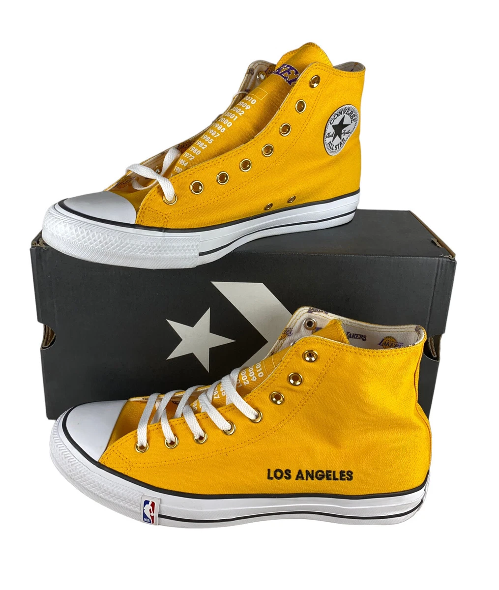 NEW Converse Chuck Taylor All Star Hi x Lakers Shoes Sz 12 | eBay