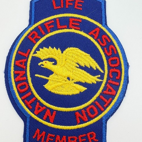 NRA Life Member Patch National Rifle Association Embroidered Eagle Emblem - Picture 5 of 6