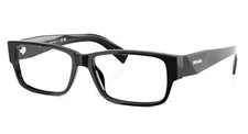 New Prada Reading Glasses Vpr B09 16k-1o1 57-16 145 X-large Black Frames Readers