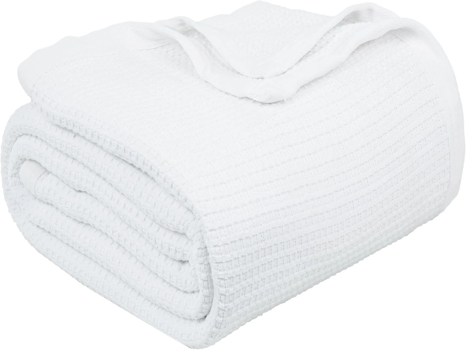 Rey blanco Tiro Colchas tejidas y Mantas