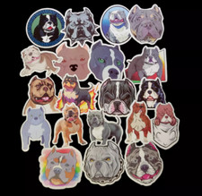 American Bully Stickers Bully Dog Stickers Laptop Water Bottle 20 Pk