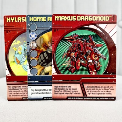Bakugan Trading Battle Card RARE Konvolut Vintage Maxus Dragonoid OHNE Actionfigur