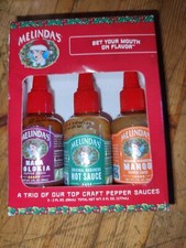 Melinda's Hot Sauces Three Pack With Christmas Packaging