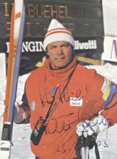 Autographe Ski Alpin | Toni SAILER | Années 1990 (Portrait Couleur) OS-Gold