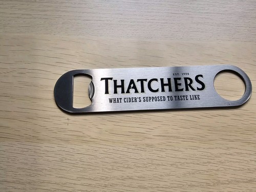 Thatchers Cider, Bar Blade, Bottle Opener, Man Hut,Garage Bar Etc - Picture 2 of 2