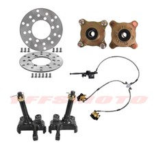 4 Stud Front Wheel Hubs/Steering Spindle/Brake/Disc Rotor for 4 Wheeler ATV Quad