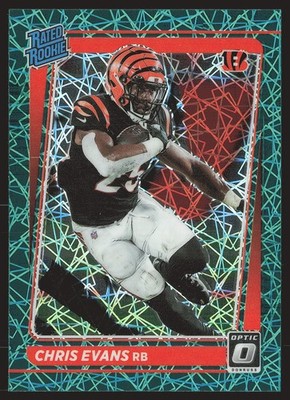 2021 Donruss Optic #294 Chris Evans Teal Velocity RC