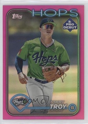 2024 Topps Pro Debut Fuchsia Foil 120/199 Tommy Troy #PD-166 16e6