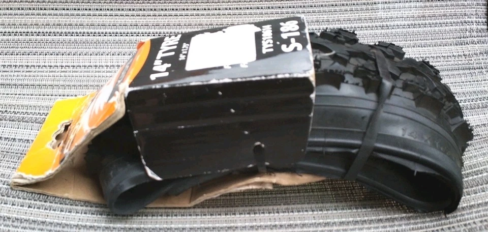 Neumático de bicicleta de montaña para niños Coyote, MTB, 14x1,75 plegable - nuevo y sin usar  Foto 4 de 4