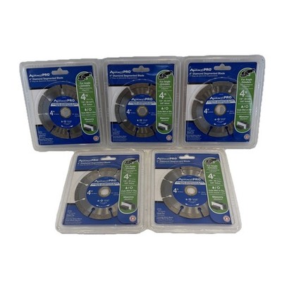 5 Avanti Pro 4 in Segmented Diamond Masonry Blade For Grinders Wet Dry Lot Of 5
