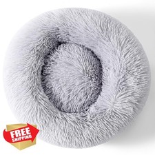 Cat Dog Bed Donut Small Puppy Pillow Round Cute for 5kg