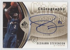 2006-07 SP Authentic Chirography Gold 17/25 DeShawn Stevenson #CH-DS Auto g0t