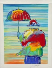 PETER MAX "UMBRELLA MAN" LIMITED EDITION SERIGRAPH