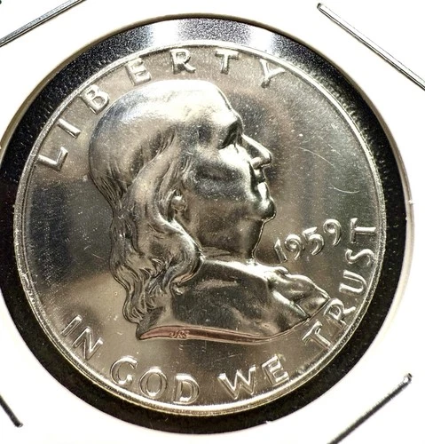 1959 Proof Franklin Half  DCAM