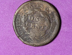 1847- Braided Hair Large One Cent #P34568 — photo 2