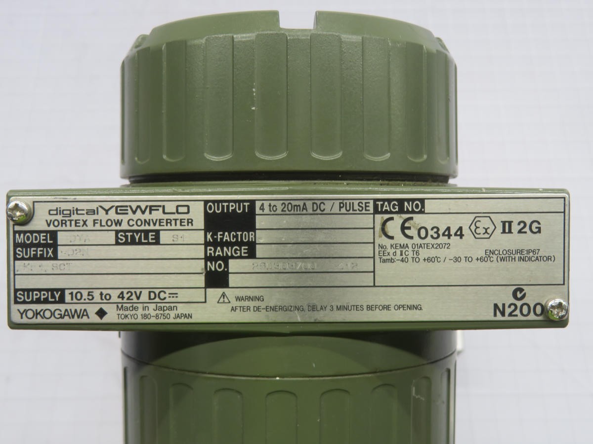 YOKOGAWA DYA-D2N/KF1/SCT YEWFLO FLOW CONVERTER T213176