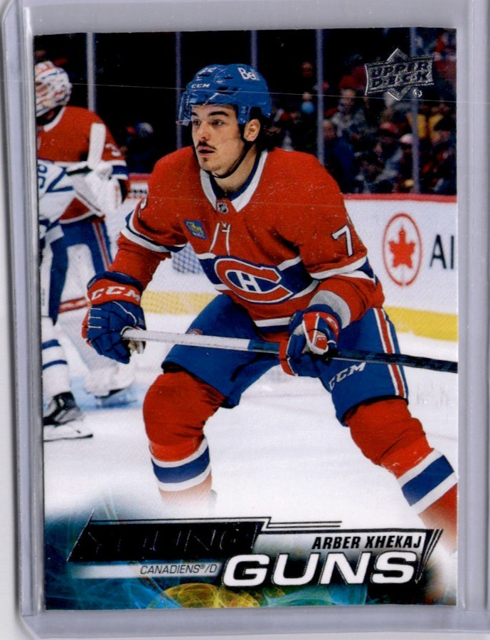 Arber Xhekaj Young Guns #490 2022-23 Upper Deck Series 2 Canadiens