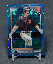 Cole Foster Chrome Prospect Rookie 2024 Bowman Sapphire Card #BCP-83 Giants