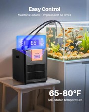 Aquarium Chiller 92 Gallon, 1/4 HP Water Chiller for Hydroponics, Fast Cooling f